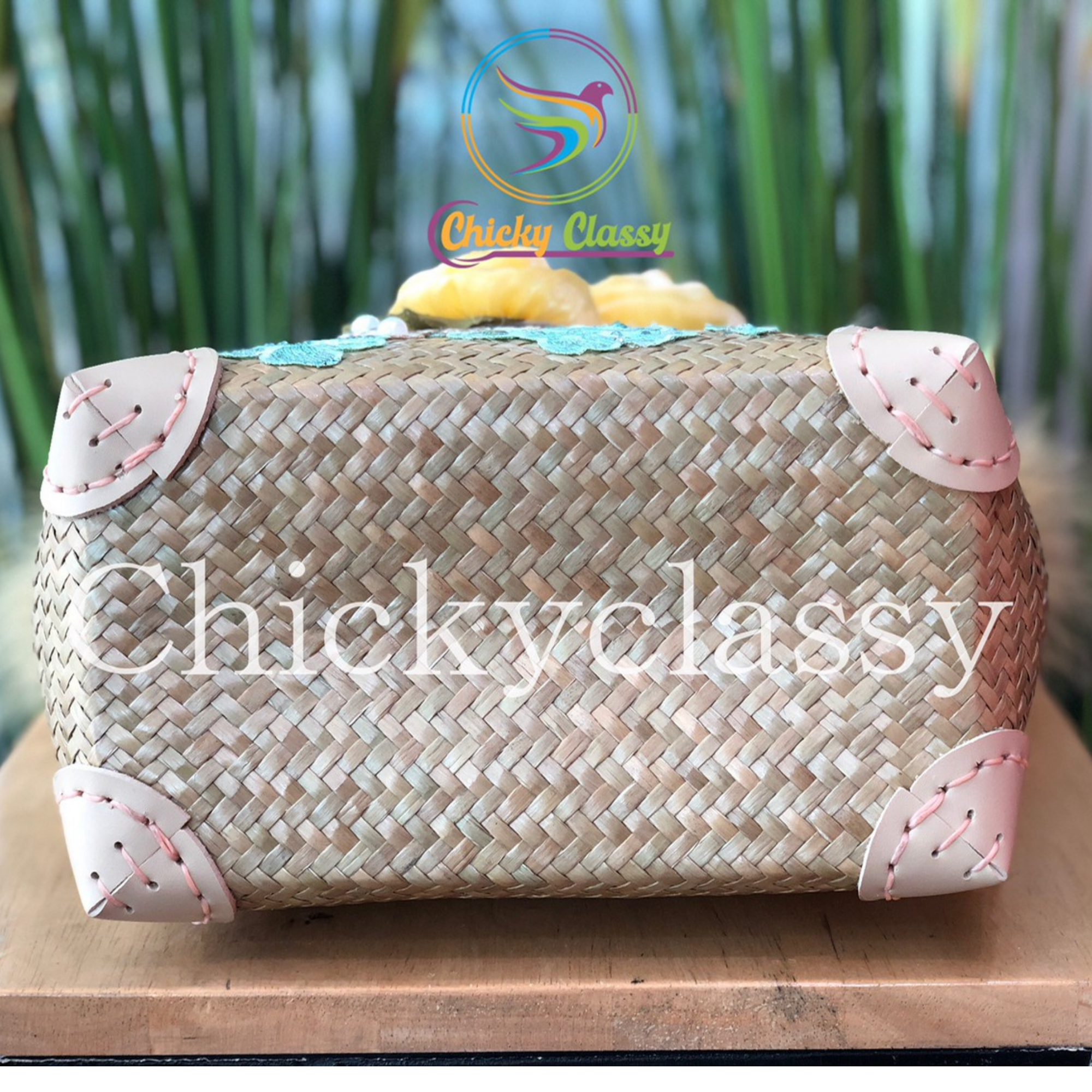Chicky Classy Home made straw small elegant bag