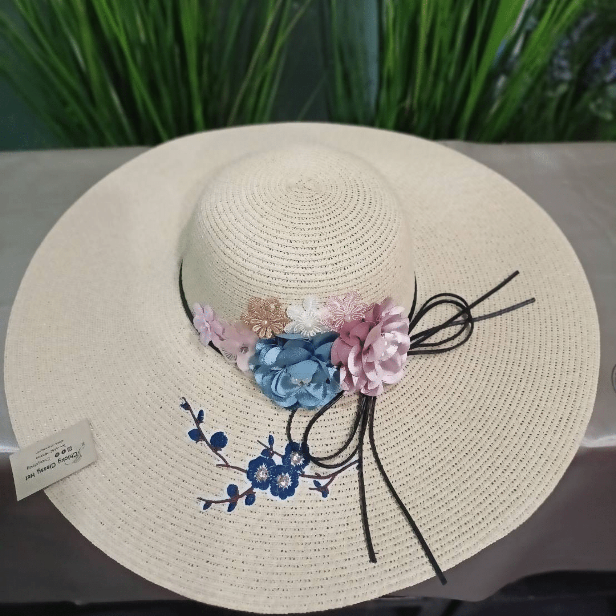 Classy summer beach wedding hats large size