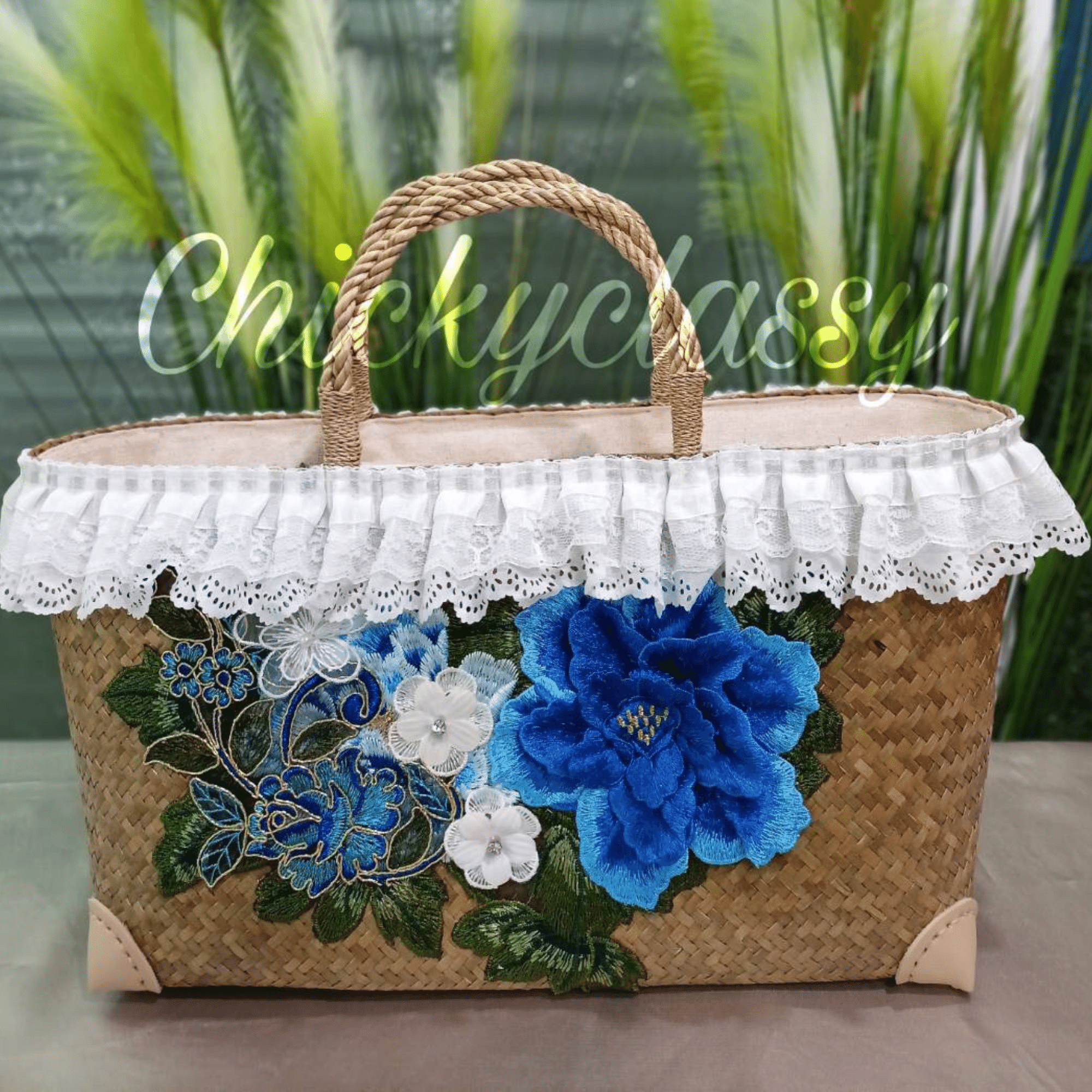 classic Straw bag for all occasions take me with you